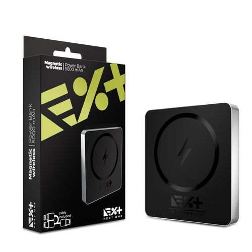 Baterija prijenosna NEXT ONE Magnetic Wireless (5000 mAH) - crna-22