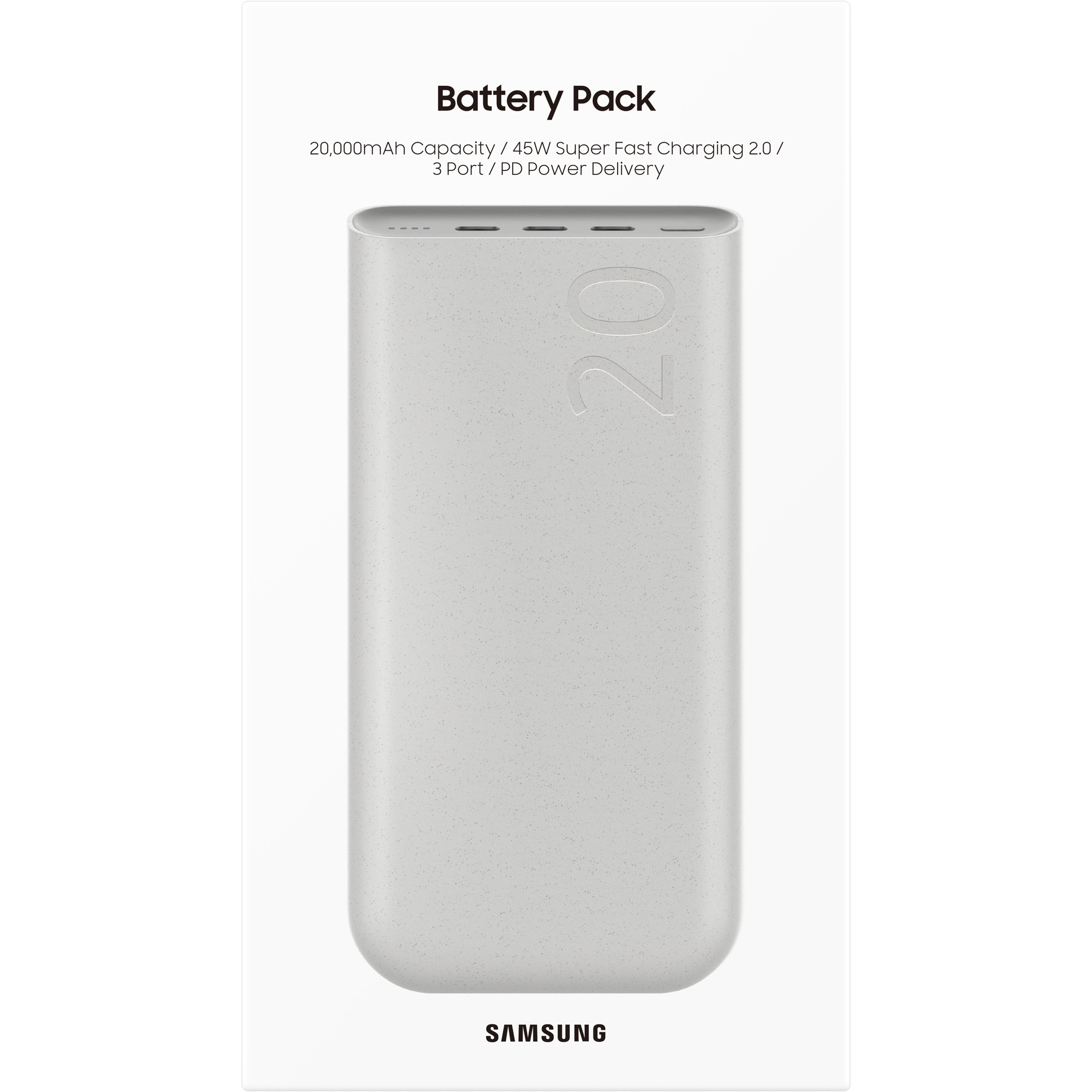 Baterija prijenosna SAMSUNG EB-P4520XUEGEU (20000 mAh, Bež)-6