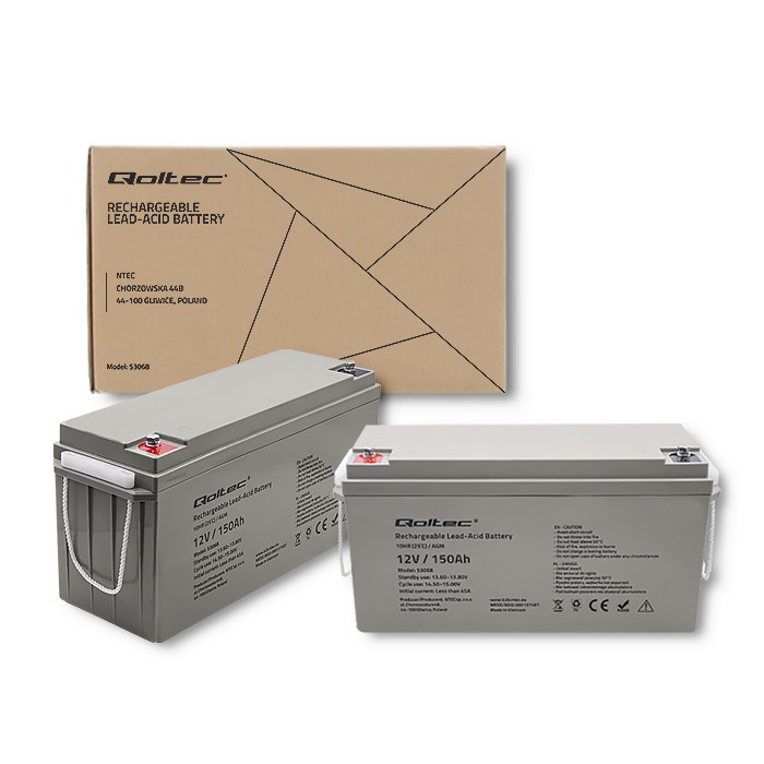 Qoltec 53068 AGM battery | 12V | 150Ah | max. 2250A-6