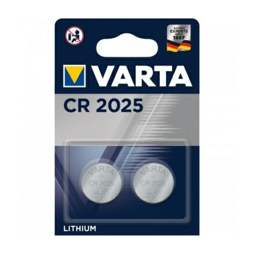 Baterija VARTA CR 2025, 2 kom