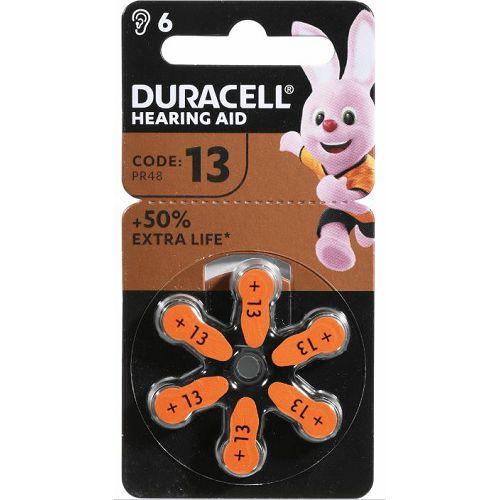 Baterije DURACELL Dural DA 13 za slušne aparate-0