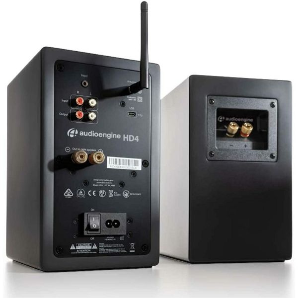 Bežični Hi-Fi zvučnici AUDIOENGINE HD4 saten crni (aktivni, par)-1