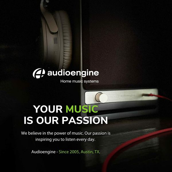 Bežični Hi-Fi zvučnici AUDIOENGINE HD4 saten crni (aktivni, par)-3
