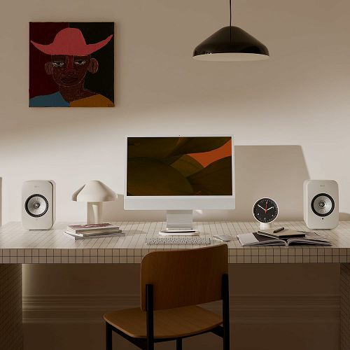 Bežični Hi-Fi zvučnici KEF LSX II LT Stone White (par)-5