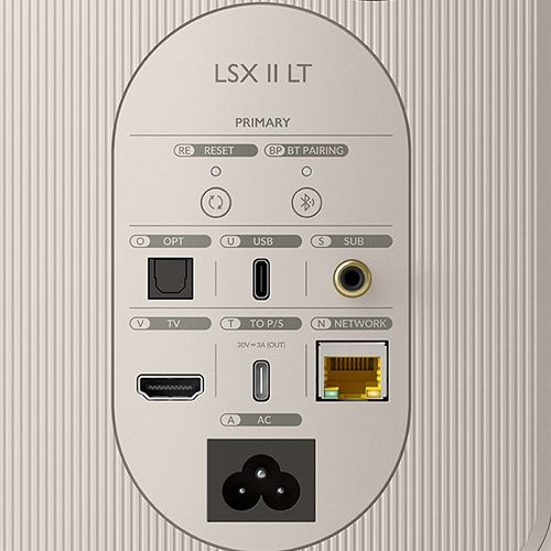Bežični Hi-Fi zvučnici KEF LSX II LT Stone White (par)-3