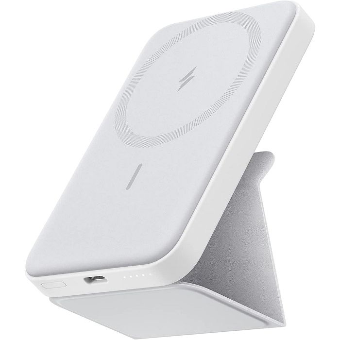 Bežični magnetski powerbank ANCHOR MagGo 5000 mah (bijeli)-0