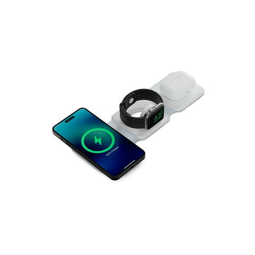 Bežični punjač KSIX, 3U1, MagSafe kompatibilan, sklopivi-0