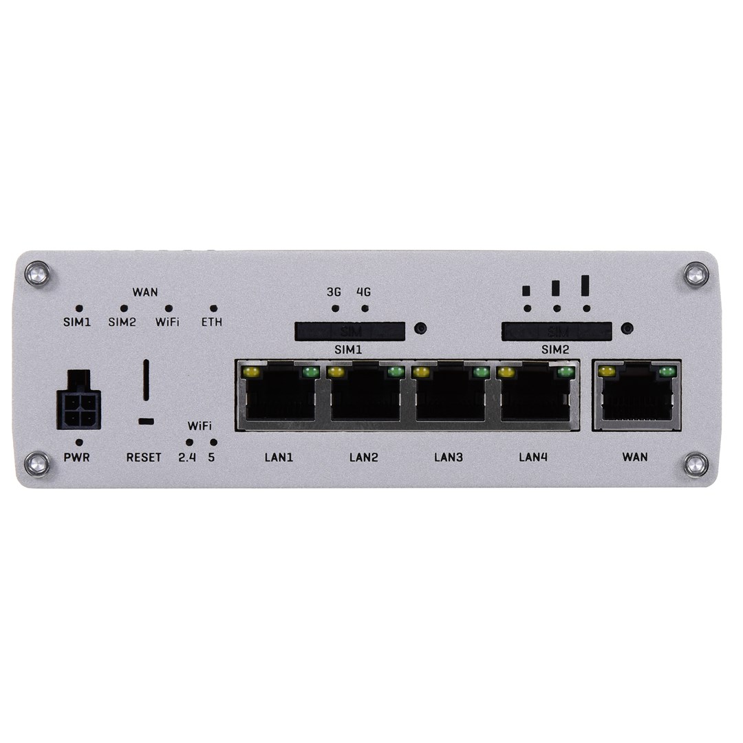 Bežični router TELTONIKA RUTX14 (Gigabit Ethernet, Dual-band 2.4 GHz / 5 GHz, 4G LTE CAT12) sivi-4