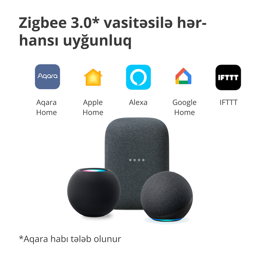 Bežični zidni prekidač Aqara H1 H1 EU (s neutralnom žicom) WS-EUK03-19