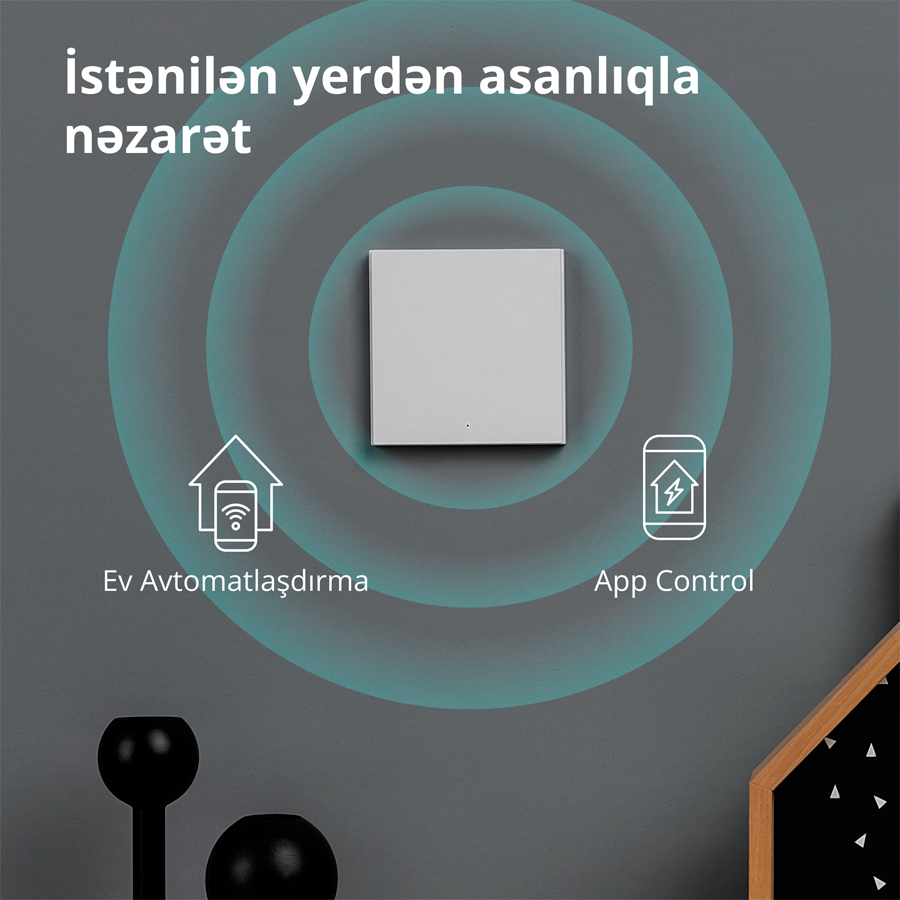Bežični zidni prekidač Aqara H1 H1 EU (s neutralnom žicom) WS-EUK03-37