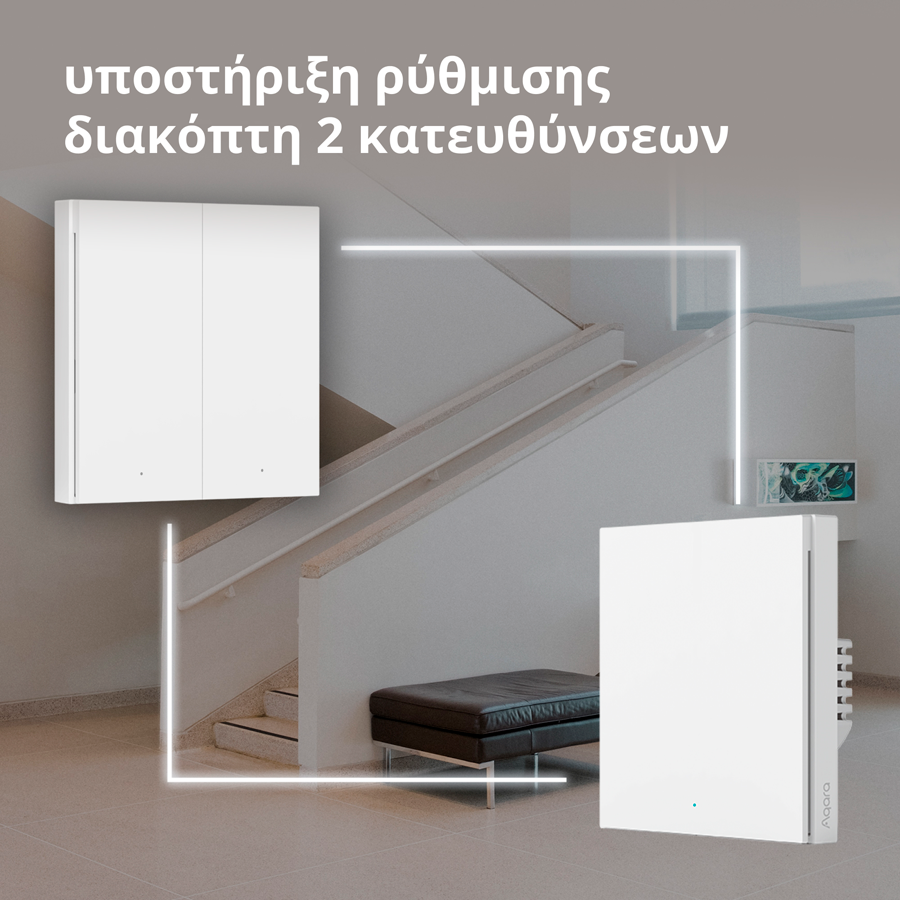 Bežični zidni prekidač Aqara H1 H1 EU (s neutralnom žicom) WS-EUK03-44