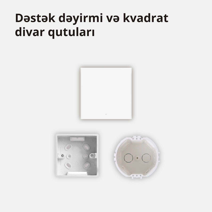 Bežični zidni prekidač Aqara H1 H1 EU (s neutralnom žicom) WS-EUK03-49