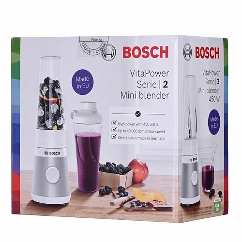 Blender BOSCH VitaPower MMB2111T (srebrna, kapacitet 0.6 L, snaga 450 W)-10