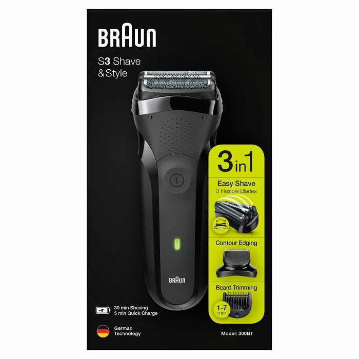 Brijač BRAUN 300BT (3u1) crni-3