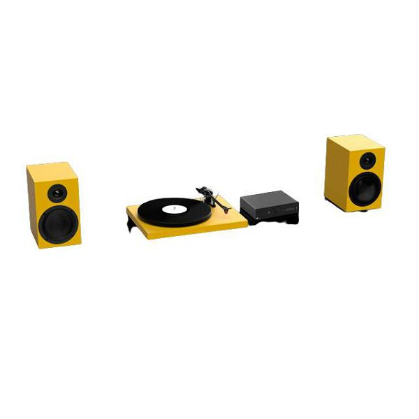 Hi-Fi stereo sustav PRO-JECT Colourful Audio System Satin Yellow-1