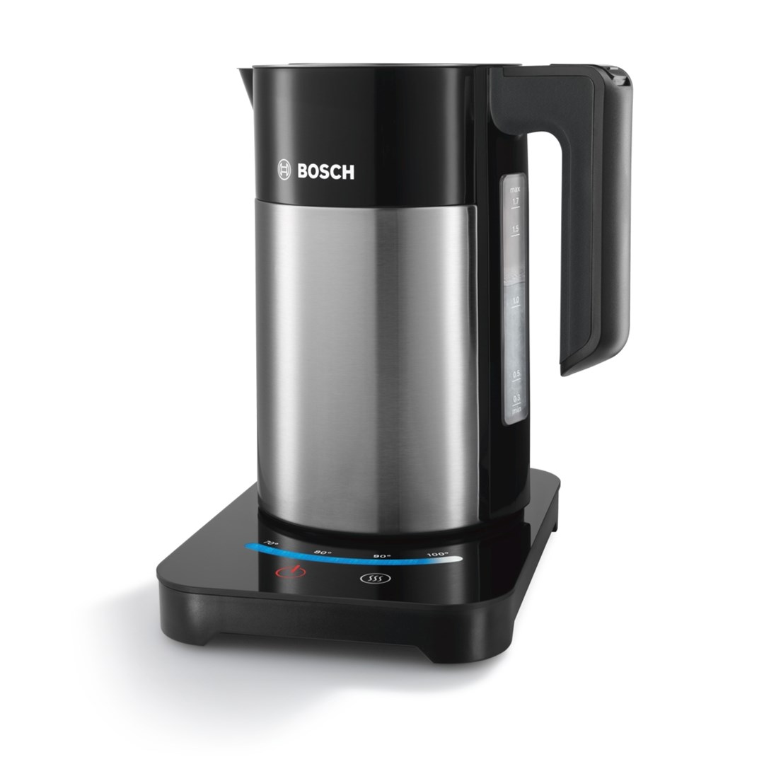 Čajnik BOSCH TWK7203 (1.7 L, 1850 W) crni, električni, nehrđajući čelik-1