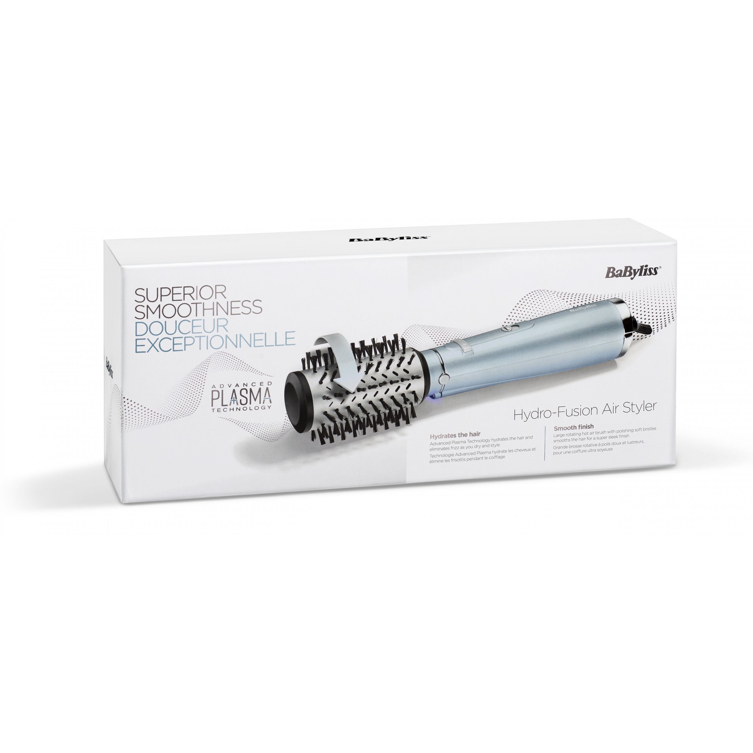 Četka za oblikovanje kose BABYLISS AS773E Hydro Fusion Air Styler (700 W, 2.5 m) srebrna-6