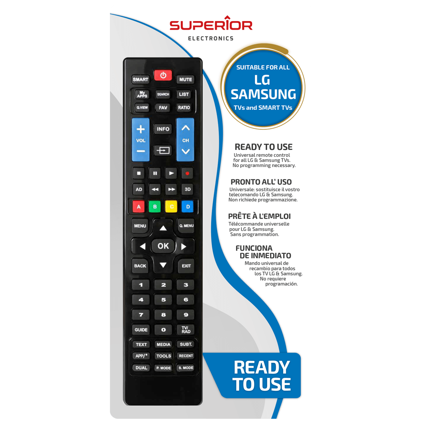 Daljinski upravljač SUPERIOR univerzalni za LG i SAMSUNG Smart TV-2