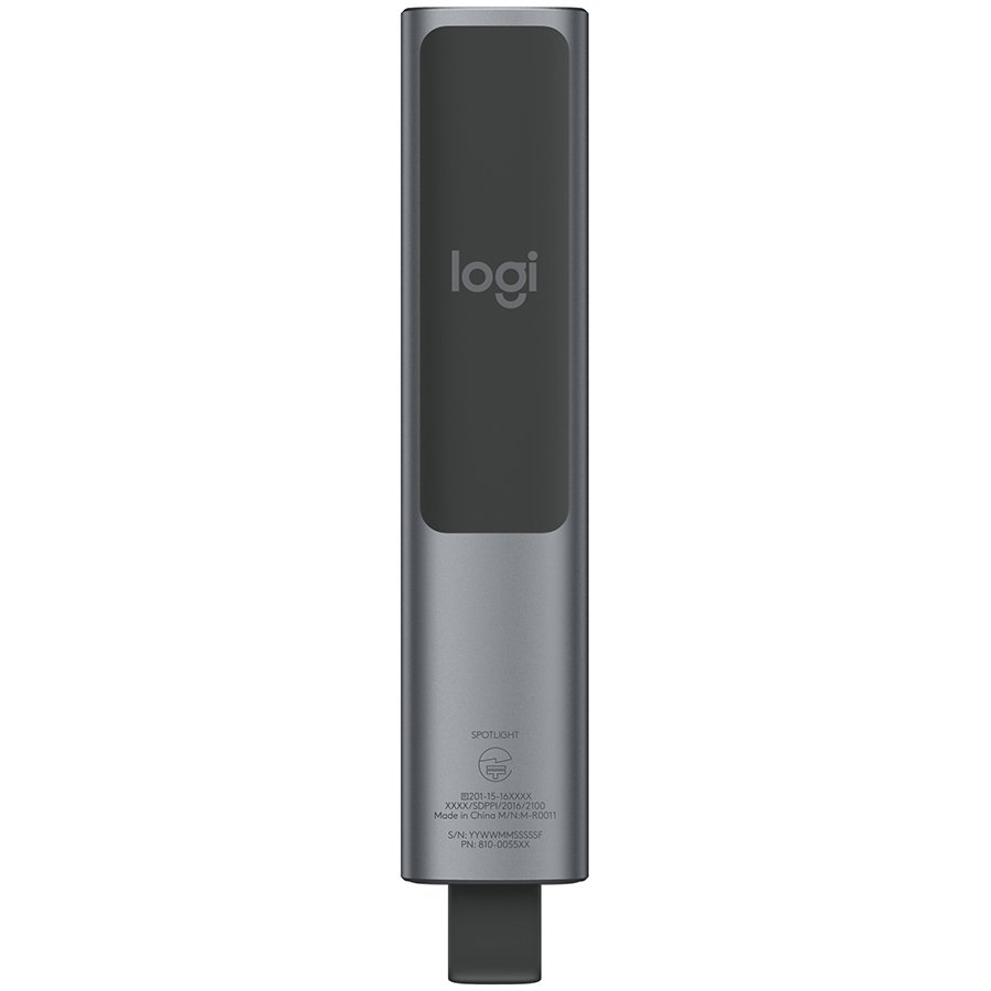 Daljinski upravljač za prezentacije LOGITECH Spotlight, siva boja-3