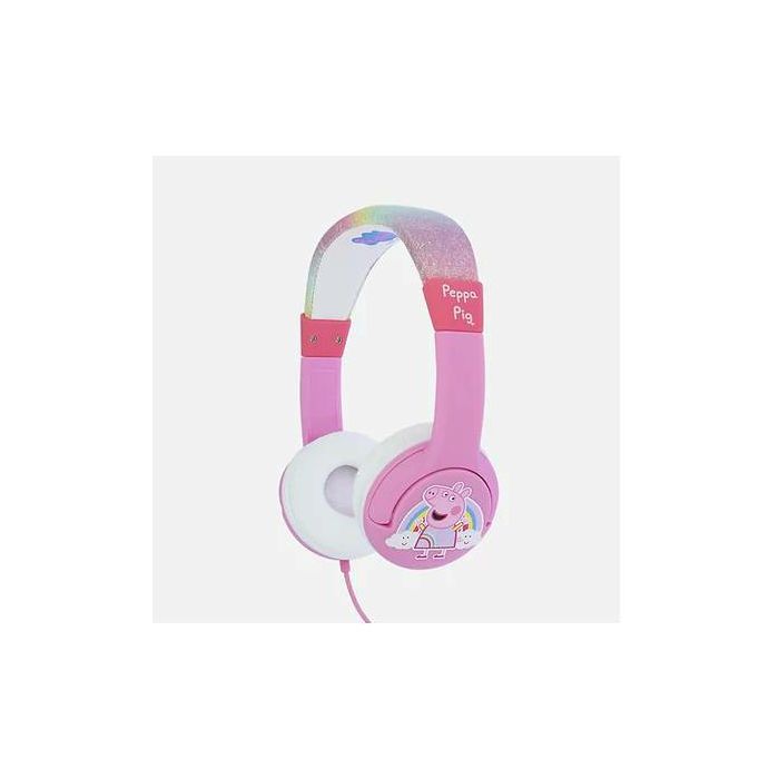 Slušalice OTL TECHONOLOGIES PEPPA PIG Glitter Rainbow roze (žične)-3