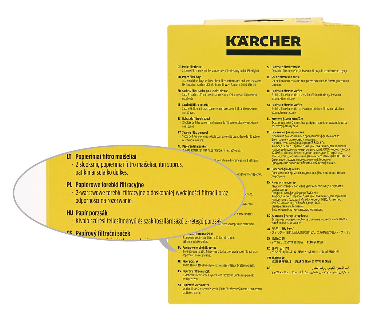 Vrećice za usisavač KÄRCHER 6.904-322.0-5