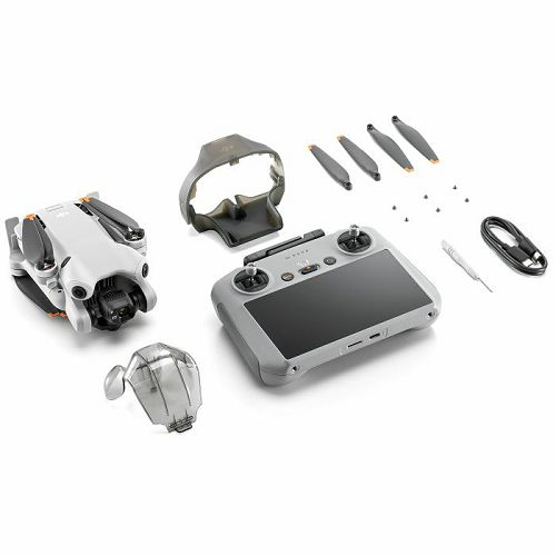 Dron DJI Mini 4 Pro (DJI RC 2) (4K kamera, 3-axis gimbal, vrijeme leta do 34 min) bijeli-2