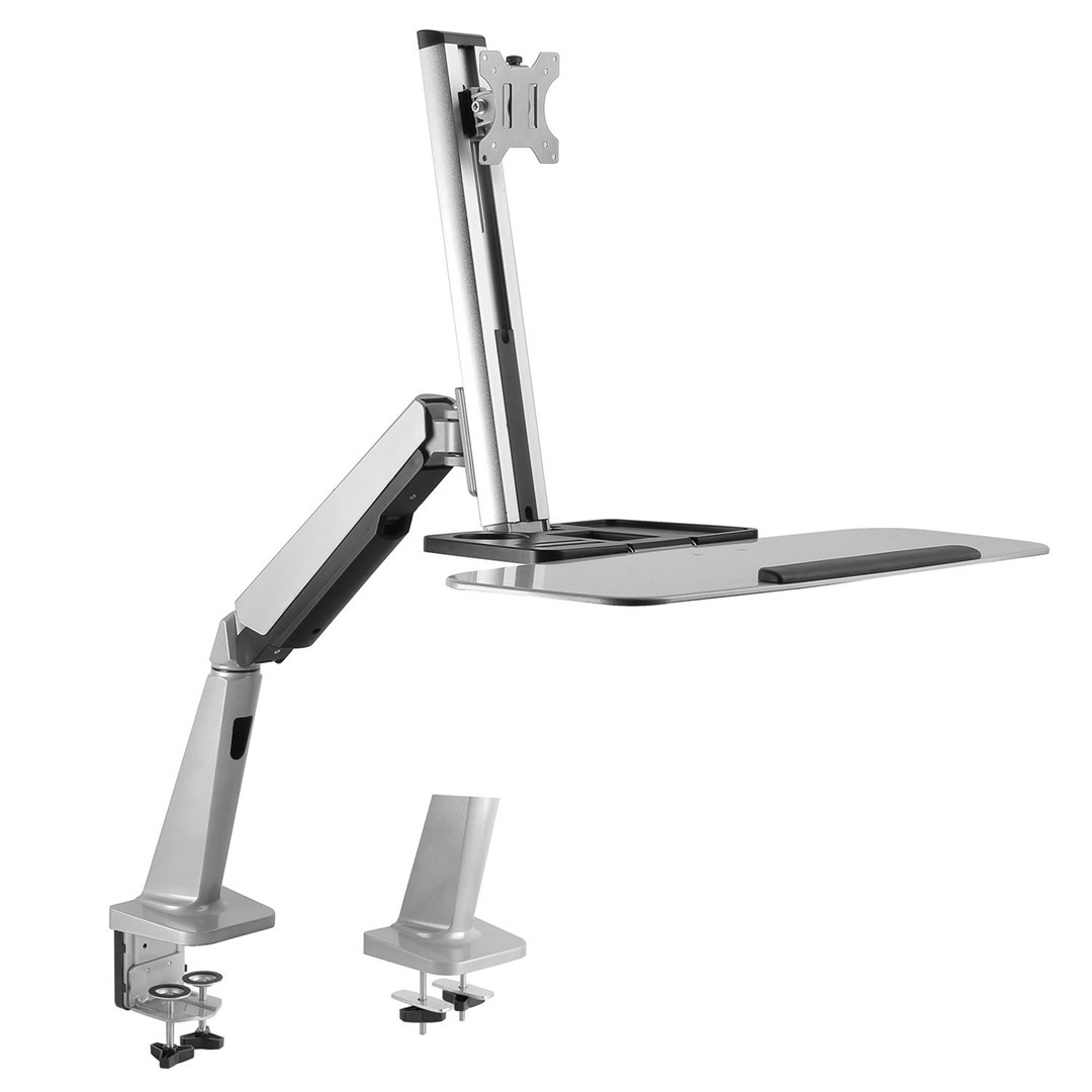 Maclean MC-728 monitor mount / stand 81.3 cm (32") Silver-1