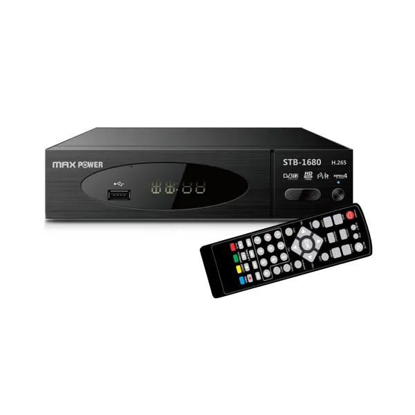 MAXPOWER HD DVB-T2 RECEIVER STB-1680 MPEG2/MPEG4 H.265 1080p/i Akcija-1