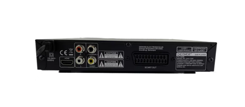 DVD player DENVER DVH-7787 (HDMI, USB, Scart, Dolby Digital, FHD 1080p)-2