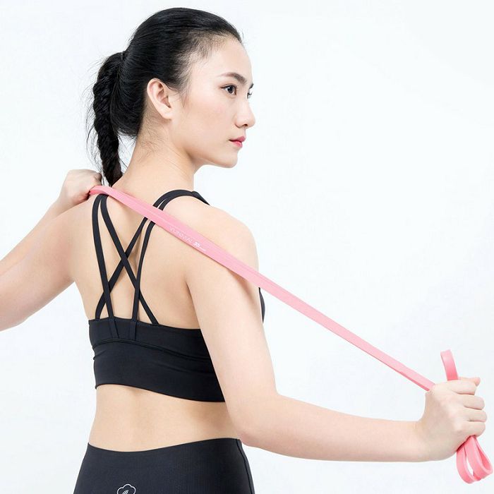 Pull-up otporna traka Yunmai (35lb-16kg) roza-2