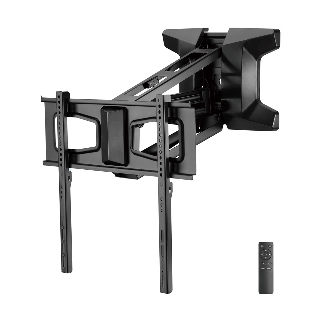 Maclean MC-891 Electric TV Wall Mount Bracket with Remote Control Height Adjustment 37'' - 70" max. VESA 600x400 up to 35kg Above Fireplace Mount Sturdy-1