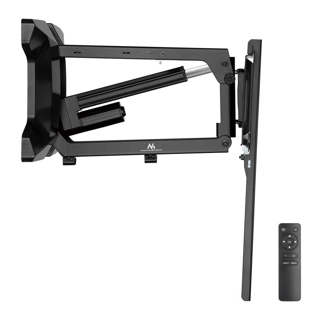 Maclean MC-891 Electric TV Wall Mount Bracket with Remote Control Height Adjustment 37'' - 70" max. VESA 600x400 up to 35kg Above Fireplace Mount Sturdy-10