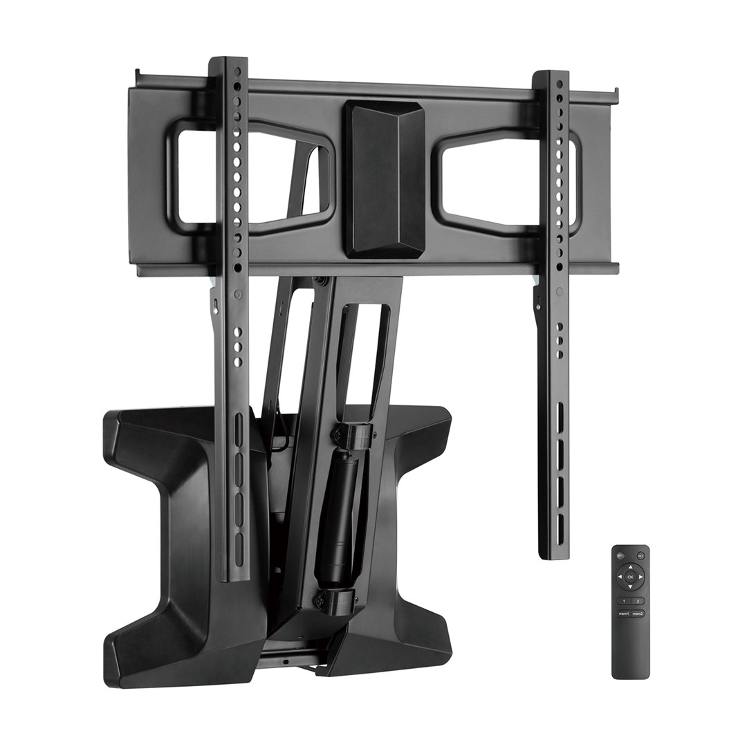 Maclean MC-891 Electric TV Wall Mount Bracket with Remote Control Height Adjustment 37'' - 70" max. VESA 600x400 up to 35kg Above Fireplace Mount Sturdy-2