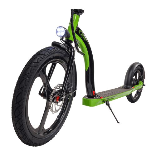 Električni romobil MS ENERGY R10 black green-1
