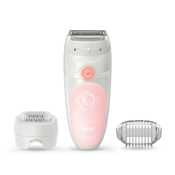 Epilator BRAUN Silk‑épil 5‑620 (Wet & Dry, bežični, 28 pinceta, masažna kapica, SmartLight)-0
