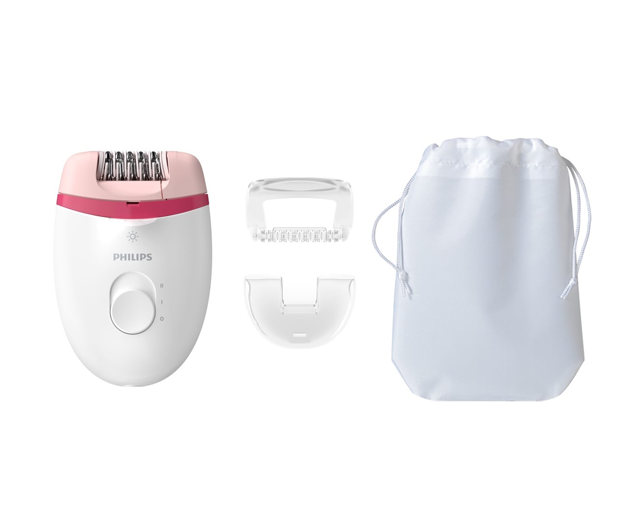 Epilator PHILIPS Satinelle Essential BRE255/00 (strujni, kompaktan, 2 brzine, Opti-light, periva glava)-1