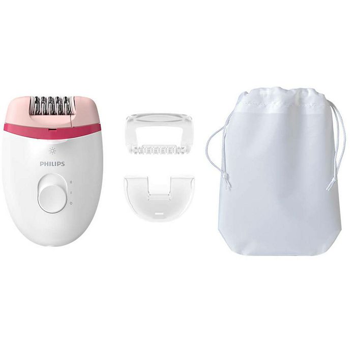 Epilator PHILIPS Satinelle Essential BRE255/00 (strujni, kompaktan, 2 brzine, Opti-light, periva glava)-0
