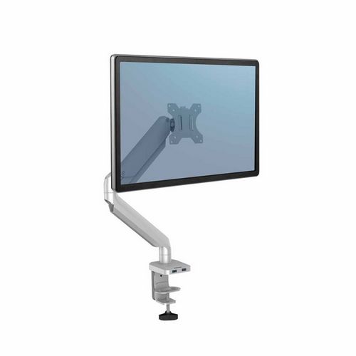 Ergonomska ruka za 1 monitor FELLOWES (platinum serija, srebrna)-1