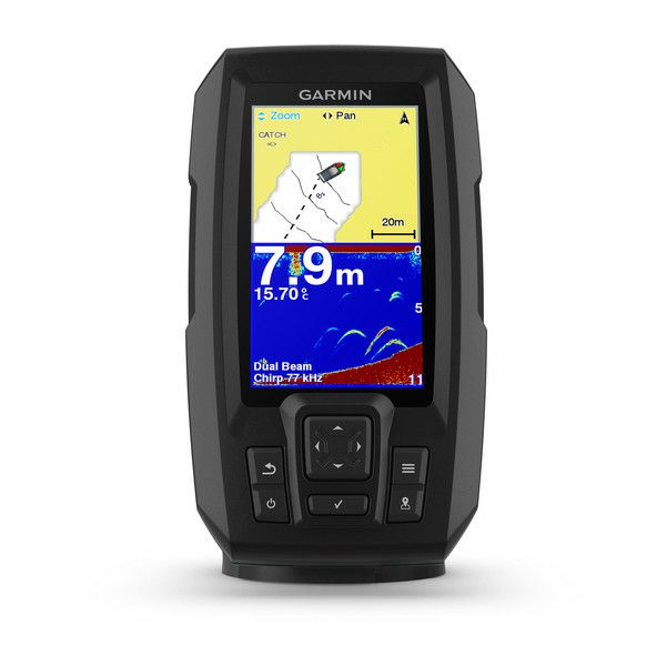 GPS fishfinder GARMIN Striker Plus 4 (s krmenom sondom CHIRP 77/200kHz, 4-pin), 010-01870-01