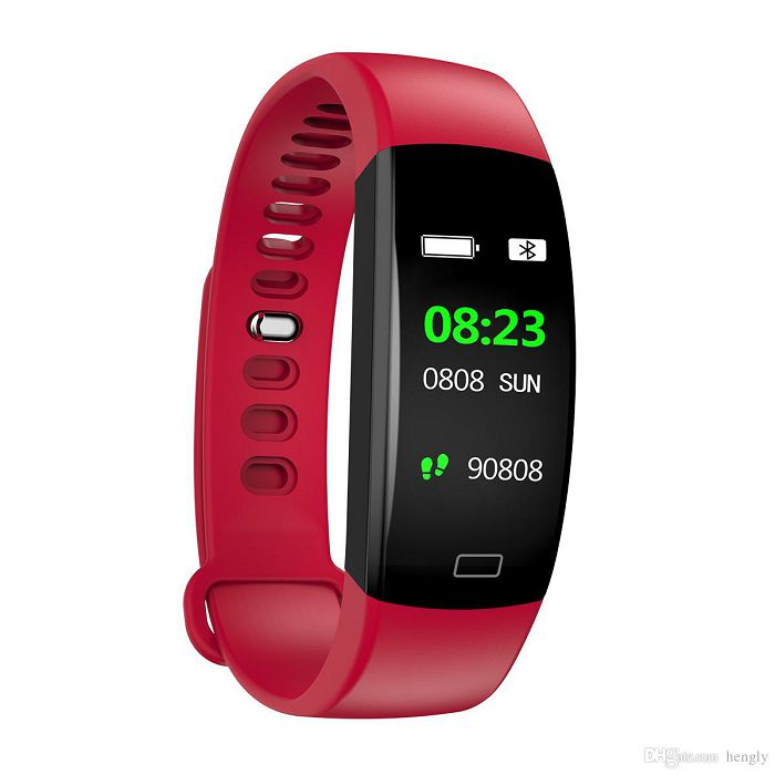 Fitness narukvica WEARFIT F64 HR OLED crvena-1