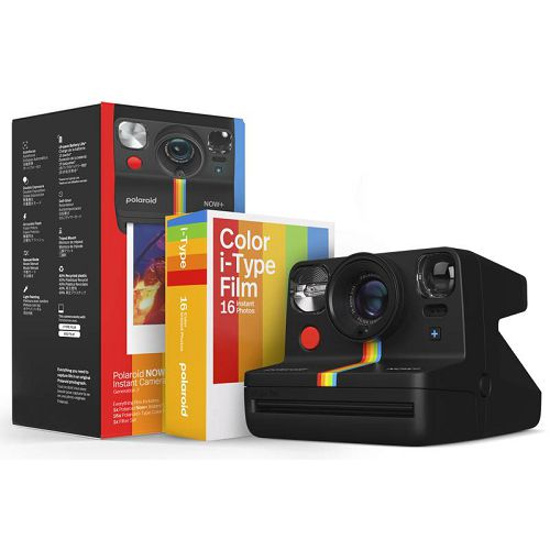 Instant fotoaparat POLAROID Originals Now+2 Black Everything Box