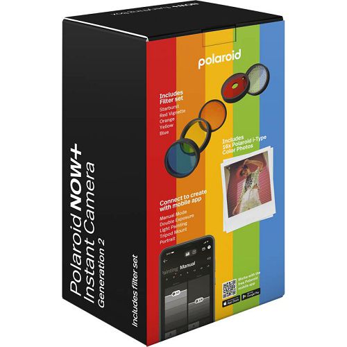 Instant fotoaparat POLAROID Originals Now+2 Black Everything Box-1