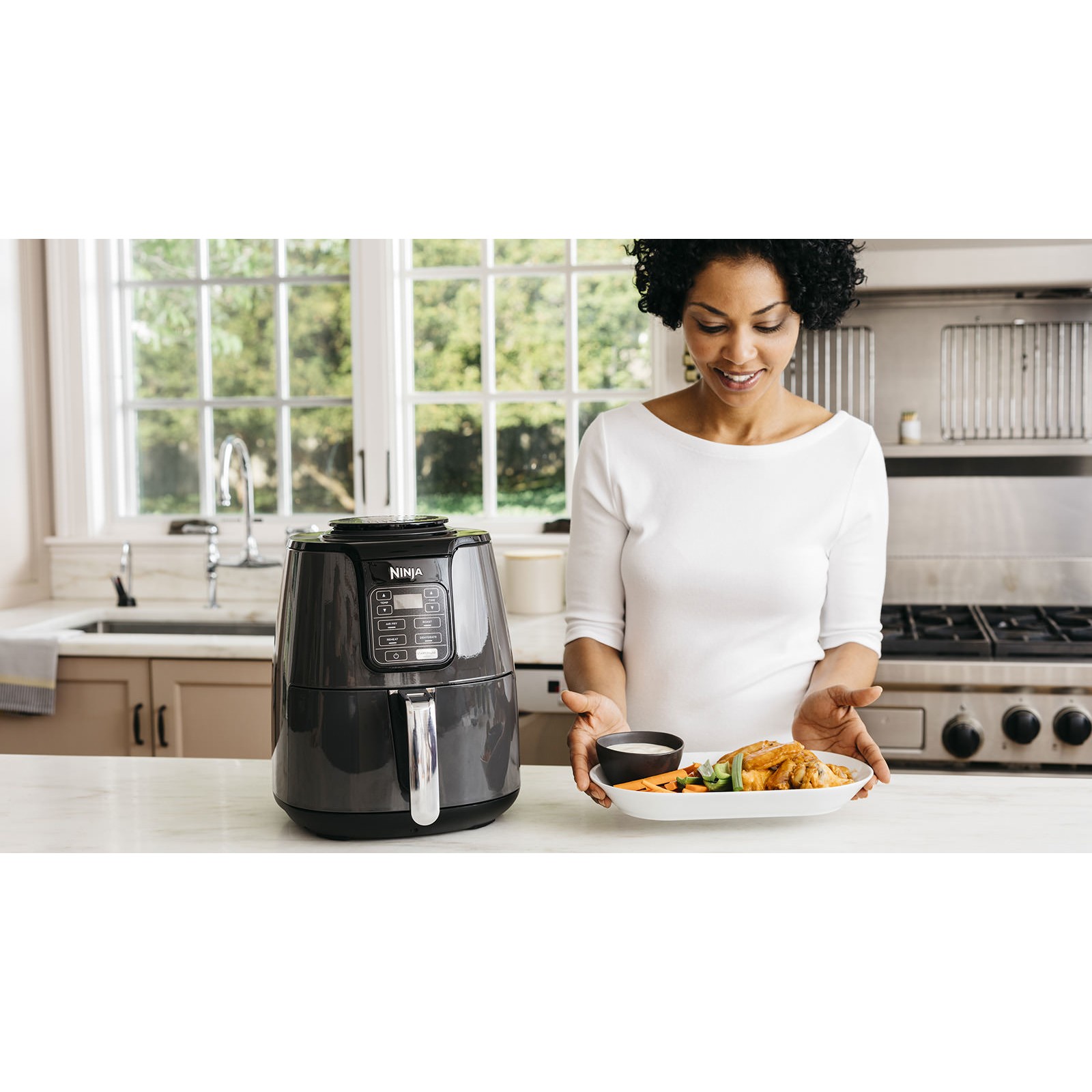 Ninja AF100 Single 3.8 L Stand-alone 1550 W Hot air fryer Black-9