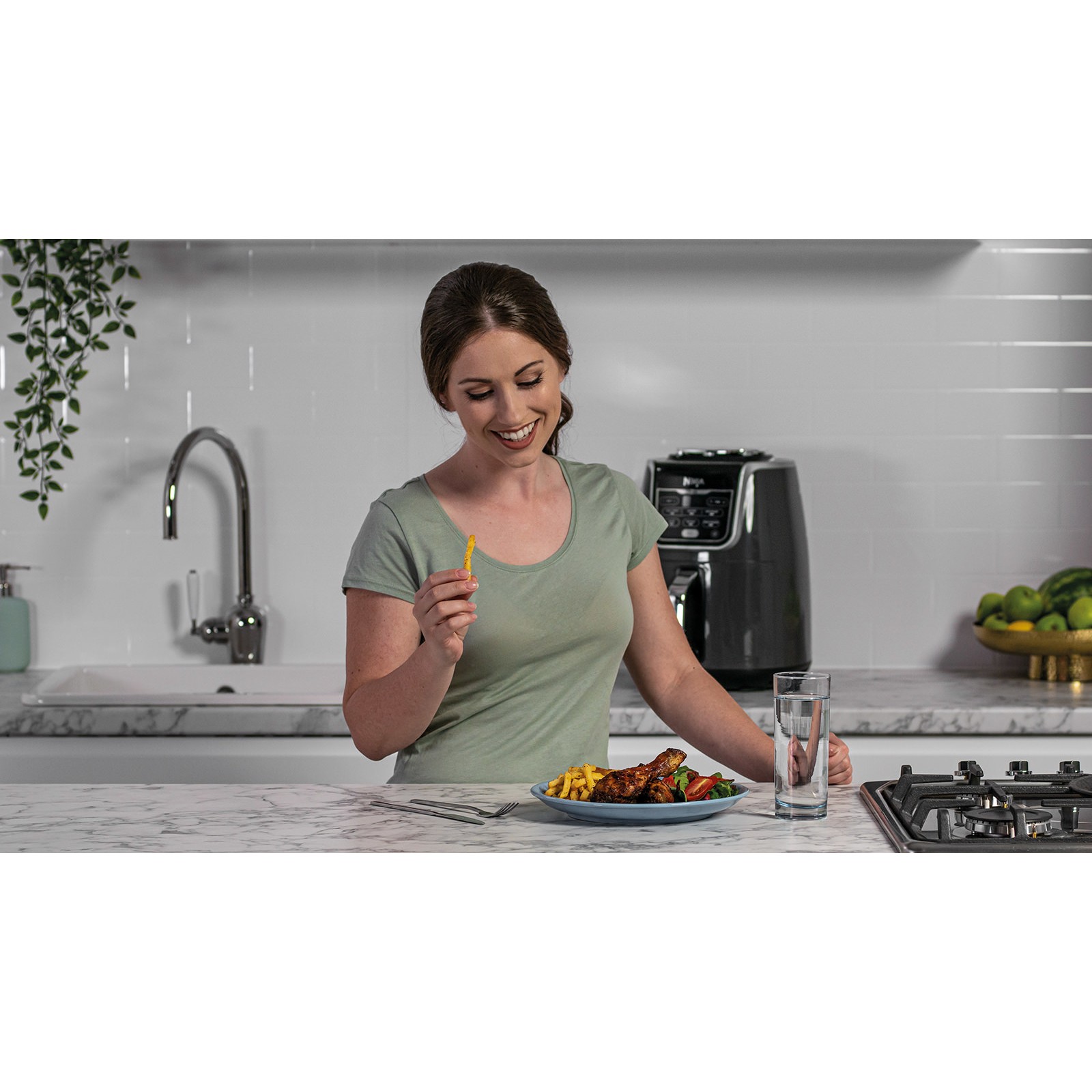 Ninja AF160 Single 5.2 L Stand-alone 1750 W Hot air fryer Grey-12