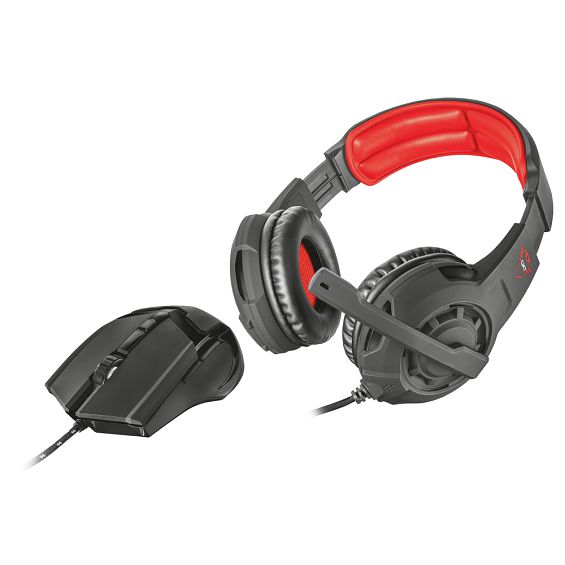 Slušalice s mikrofonom i miš TRUST gaming GXT784, 3.5mm-3