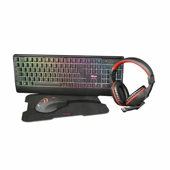 Gaming set TRUST ZIVA tipkovnica + slušalice + miš + podloga-4