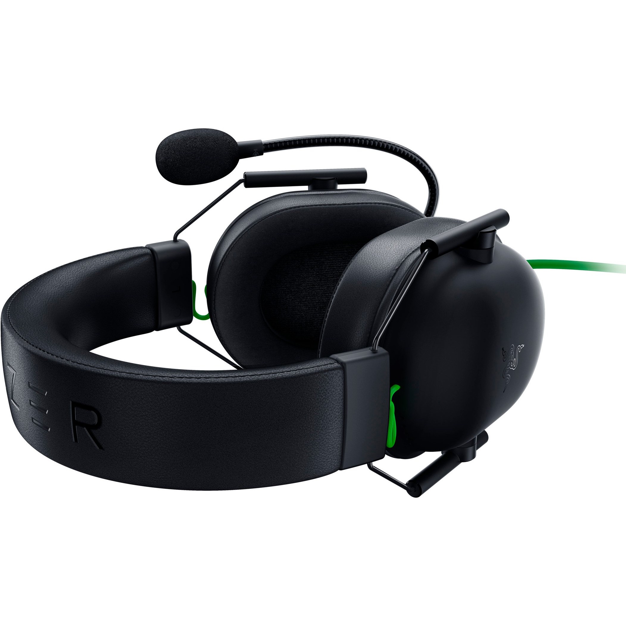 Gaming slušalice RAZER BlackShark V2 X žične crno-zelene, RZ04-03240100-R3M1-4