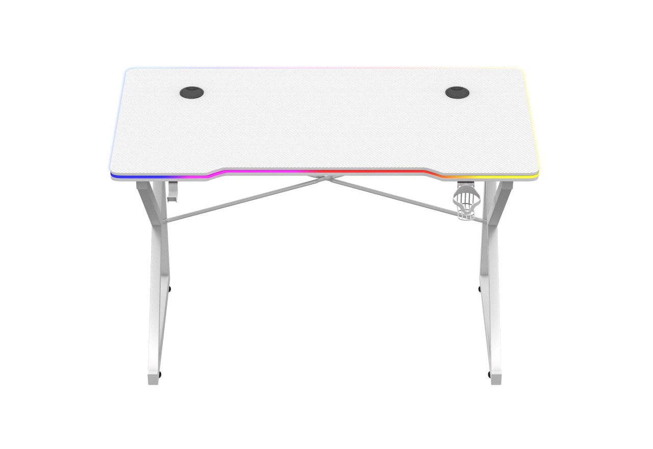 Gaming stol HUZARO Hero 1.7 RGB (bijeli)-5