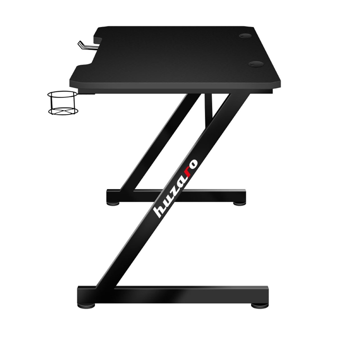 Gaming stol HUZARO Hero 2.5 (120×60 cm, Carbon Flex, nosači za slušalice i piće)-1