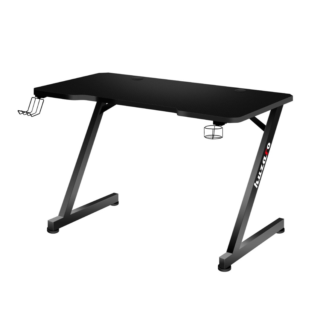 Gaming stol HUZARO Hero 2.5 (120×60 cm, Carbon Flex, nosači za slušalice i piće)-3